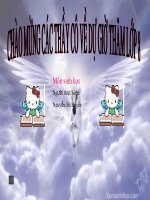 Giáo án điện tử môn sinh học: Sinh học lớp 12-I. BẢO VỆ VỐN GEN CỦA LOÀI NGƯỜI docx