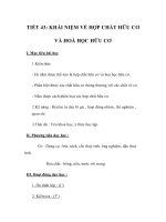 TIẾT 43: KHÁI NIỆM VỀ HỢP CHẤT HỮU CƠ VÀ HOÁ HỌC HỮU CƠ ppsx