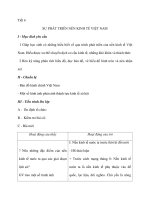 Tiết 6 SỰ PHÁT TRIỂN NỀN KINH TẾ VIỆT NAM docx