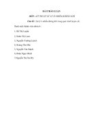 bai thao luan xu ly o nhiem khi trong luyen coc docx