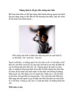 Những bệnh lý dễ gây biến chứng tâm thần ppt