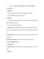 Bài 15: LUYỆN TẬP: POLIME VÀ VẬT LIỆU POLIME ppsx