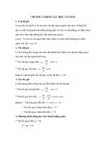 CHƯƠNG I: ĐỘNG LỰC HỌC VẬT RẮN docx