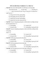 999 CÂU HỎI TRẮC NGHIỆM LÝ 12 - PHẤN 10 pps