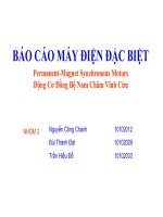 thuyết trình báo cáo máy điện đặc biệt