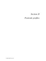 Pesticide profiles : Toxicity, environmental impact and fate - Chapter 2 pps