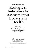 Handbook of Ecological Indicators for Assessment of Ecosystem Health - Chapter 1 pot