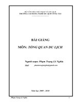 tong quan du lich doc