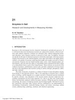 Enzymes in the Environment: Activity, Ecology and Applications - Chapter 21 (end) pps