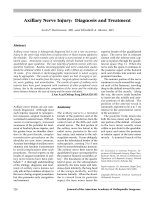 Nách thần kinh chấn thương: Chẩn đoán và điều trị pot