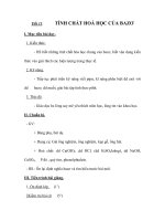 Tiết 11: TÍNH CHẤT HOÁ HỌC CỦA BAZƠ ppsx