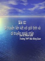 Giáo án điện tử môn sinh học: Sinh học lớp 12- Di truyền qua tế bào chất docx