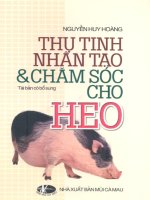 Thụ tinh nhân tạo và chăm sóc cho heo part 1 ppsx