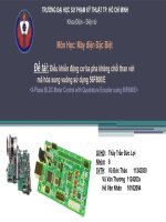 thuyết trình đề tài điều khiển động cơ ba pha không chổi than với mã hóa xung vuông sử dụng 56f800e