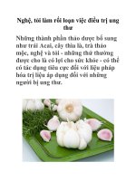Nghệ, tỏi làm rối loạn việc điều trị ung thư ppsx