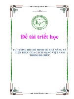 Đề tài triết học 