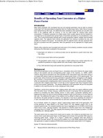 CÁC LỢI ÍCH KHI VẬN HÀNH MÁY PHÁT Ở HỆ SỐ CÔNG SUẤT CAO (Benefits of operating your generator at a higher power factor )