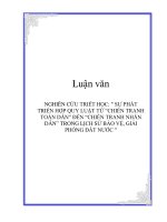 NGHIÊN CỨU TRIẾT HỌC: 