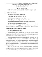 skkn ứng dụng đạo hàm chứng minh bất đẳng thức, giải các bài toán cực trị, bài toán điều kiện về nghiệm của phương trình, bất phương trình