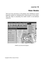 GIS Applications for Water, Wastewater, and Stormwater Systems - Chapter 12 ppt