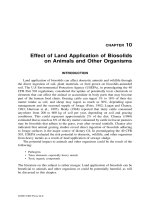 Land Application of Sewage Sludge and Biosolids - Chapter 10 pps