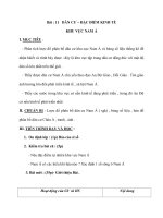 Bài : 11 DÂN CƯ – ĐẶC ĐIỂM KINH TẾ KHU VỰC NAM Á pptx