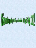 Giáo án điện tử môn sinh học: Sinh học lớp 12-Tạo giống nhờ công nghê Gen(Cơ bản) potx