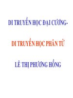 Giáo án điện tử: Di truyền học phân tử potx
