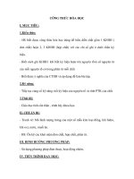 CÔNG THỨC HÓA HỌC ppsx