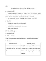 PHÂN BỐ DÂN CƯ VÀ CÁC LOẠI HÌNH QUẦN CƯ potx