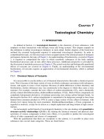 TOXICOLOGICAL CHEMISTRY AND BIOCHEMISTRY - CHAPTER 7 pptx