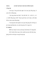 Tiết 43:LUYỆN TẬP HAI TAM GIÁC ĐỒNG DẠNG ppsx