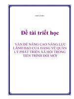 Đề tài triết học 