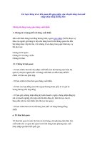 Các loại chứng từ có liên quan đến giao nhận pps