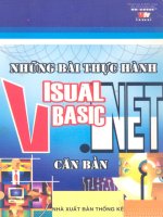 Những bài thực hành Visual Basic .Net căn bản part 1 pps