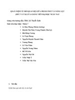 QUAN NIỆM VỀ MỐI QUAN HỆ GIỮA PHẨM CHẤT VÀ NĂNG LỰC (ĐỨC VÀ TÀI) CỦA GIẢNG VIÊN ĐẠI HỌC NGÀY NAY