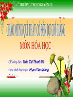 Giao an Hóa 9 bài 22 doc