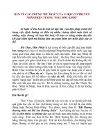 BÀN VỀ CÁC CHỨNG 