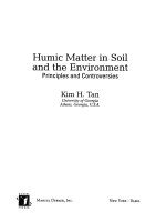 Humic Matter in Soil and the Environment: Principles and Controversies - Chapter 1 ppt