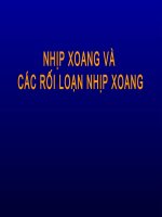 nhịp xoang và các rối loạn nhịp xoang