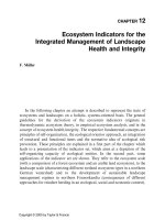 Handbook of Ecological Indicators for Assessment of Ecosystem Health - Chapter 12 potx