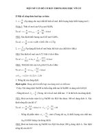 MỘT SỐ VẤN DỀ CƠ BẢN TRONG HOÁ HỌC VÔ CƠ doc