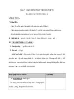 Bài 7: ĐẶC ĐIỂM PHÁT TRIỂN KINH TẾ XÃ HỘI CÁC NƯỚC CHÂU Á pptx