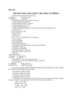 BÀI TẬPCHƯƠNG XVII. AXIT, ESTE, CHẤT BÉO, XÀ PHÒNG pot