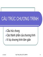 CẤU TRÚC CHƯƠNG TRÌNH doc