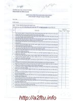 Đề thi phân tích kết quả hoạt động kinh doanh ppt