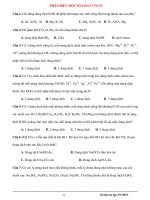 PHÂN BIỆT MỘT SỐ CHẤT VÔ CƠ Câu 1: Chỉ dùng dung dịch KOH để phân biệt ppsx