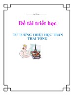 Đề tài triết học 