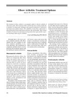 Viêm khớp khuỷu tay: Tùy chọn điều trị doc