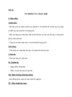 Tiết 29: TỶ KHỐI CỦA CHẤT KHÍ ppt